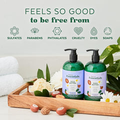 TropiClean Essentials Shea Butter Shampoo for Dogs | Puppies & Cats | Soothe Dry & Itchy Skin |