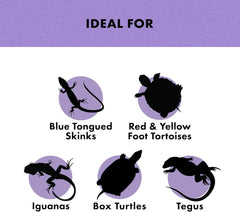 Zilla Reptile Food Munchies Fruit Mix for Pet Iguanas, Skinks, Tegus, Box Turtles, Tortoises & Hermit Crabs, 2.5 Ounce