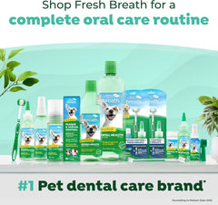 TropiClean Fresh Breath Water Additive Concentrate for Dogs | Breath Freshener and Teeth Cleaning Solution | No Brushing Required