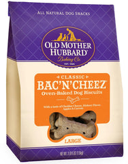 Old Mother Hubbard Natural Dog Treats Crunchy Biscuits, Classic Bac'N'Cheez