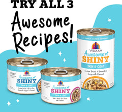 Weruva Awesome Shiny Wet Dog Food, Chicken & Brown Rice with Veggies