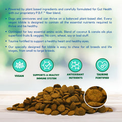 Lucy Pet Vegetarian Formula Dog Food 20lb, Vegan, Powered by Plants