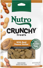 Nutro Crunchy Dog Treats with Real Peanut Butter