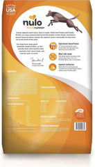 Nulo Frontrunner Dry Dog Food for Adult Dogs - Grain Inclusive Recipe with Chicken, Oats, and Turkey - All Natural Pet Foods with High Taurine Levels - Animal Protein for Lean Strong Muscles