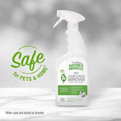 Nature's Miracle Simply Pet Stain and Odor Remover, Made with 86% Plant-Derived Surfactants