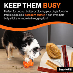 BIONIC Treat Star Dog Toy - High-Visibility Treat Dispenser, Great for Keeping Dogs Busy