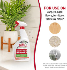 Nature's Miracle Dog Stain and Odor Remover, Everyday Mess Enzymatic Formula, Melon Burst Scent, 32 oz