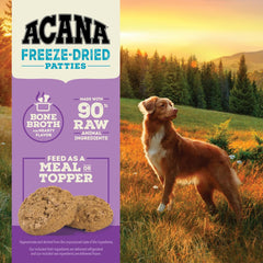 ACANA Freeze Dried Dog Food & Topper, Grain Free High Protein Duck Recipe