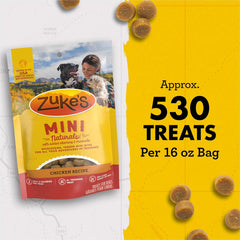 Zuke’s Mini Naturals Dog Training Treats for Dogs, Pet Treats Made with Real Chicken