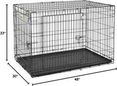 Midwest Container 48" Contour DBL Door Dog Crate