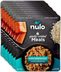 Nulo Gently-Cooked Meals Complete and Balanced Adult Wet Dog Food, Salmon & Brown Rice, 9 Oz 1 EA