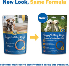 N-Bone Puppy Teething Rings, Grain-Free Chicken Flavor, 6 ct