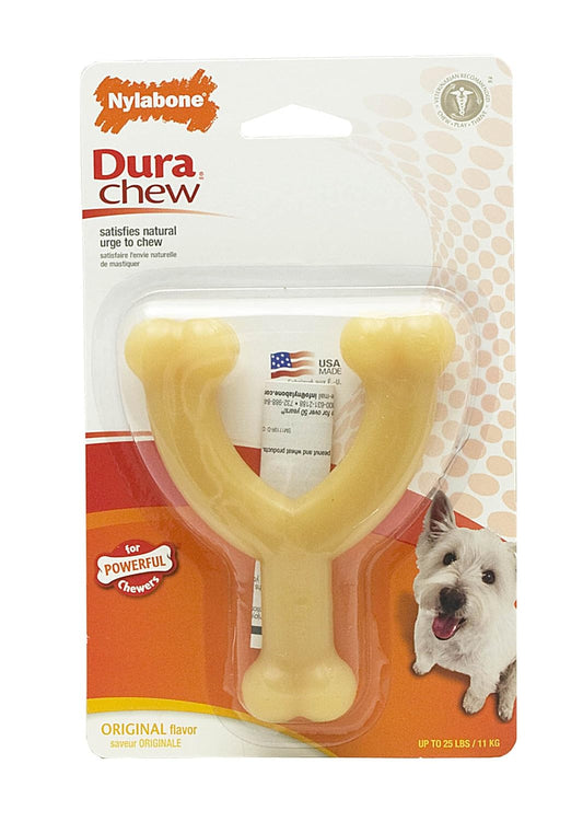 Nylabone Dura Chew Regular Wishbone Dog Chew Toy