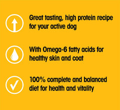 Pedigree High Protein Adult Dry Dog Food Beef and Lamb Flavor Dog Kibble 44 lb