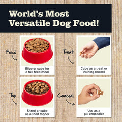 Redbarn Pet Products All-Natural Premium Rolled Dog Food, Lamb Recipe - Soft Semi-Moist Wet Formula for High Protein Diet, Training Rewards, & Treat Pill Concealer - 4 lb, 1 Count