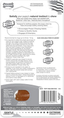 Nylabone Ring Bone Chew Toy for Puppies, Puppy Teething Toys, Puppy Enrichment Toys, Chicken Flavor, Medium Dogs