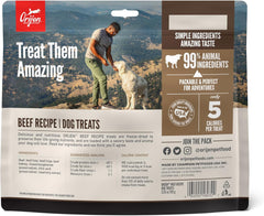 ORIJEN® Freeze Dried Dog Treats, Grain Free, High Protein, Raw Animal Ingredients, Ranch-Raised Beef, 3.25oz