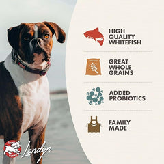 Fromm Classic Adult Whitefish & Rice Dog Food - Premium Dry Dog Food for Large, Medium, & Small Breeds - Whitefish & Rice Recipe