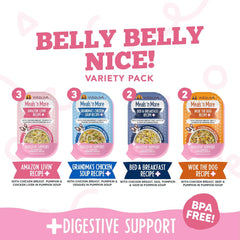 Weruva Meals 'n More Natural Wet Dog Food, Belly Belly Nice! Digestive Support Variety Pack(Pack of 10)