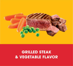 PEDIGREE Small Dog Complete Nutrition Small Breed Adult Dry Dog Food Grilled Steak and Vegetable Flavor Dog Kibble