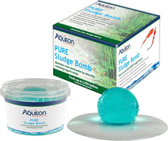 Aqueon Pure Outdoor Pond Natural Cleaning Sludge Bomb for Organic Waste, for Up to 2,500 Gallons