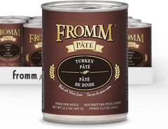Fromm Turkey Pate Dog Food - Premium Wet Dog Food - Turkey Recipe - Case of 12 Cans