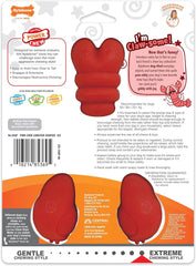 Nylabone Lobster Power Chew Toy for Dogs, Dog Toys for Aggressive Chewers, Filet Mignon Flavor, X-Large Dogs - 50+ lbs, 1 Count