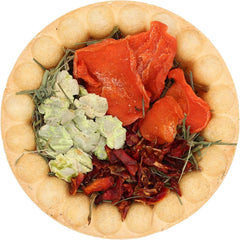 Vitakraft Veggie & Fruity Pie Treat for Pet Rabbits, Guinea Pigs, and Hamsters