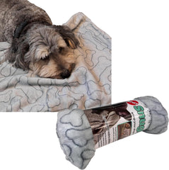 SPOT Snuggler Bones Blanket - Ultra Soft, Machine Washable Dog Blanket for Beds, Furniture Protection, Travel, and Crates
