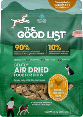 Farmland Traditions The Good List Air-Dried Dog Food, Premium Chicken & Bone Broth for Dogs, Protein Rich & Grain-Free Nutrition