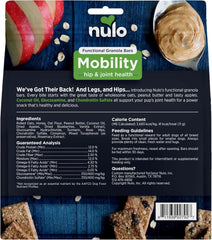 Nulo Functional Granola Bars, Healthy Dog Treats, Oven Baked, Made with Prebiotics and Probiotics, Contains No Added Salt, Sugar, or Molasses, 10 Ounce Bag