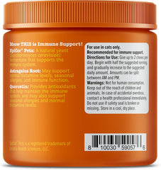 Zesty Paws Cat Allergy Relief - Anti Itch Supplement - Omega 3 Probiotics - Salmon Oil Digestive Health - Soft Chews for Skin & Seasonal Allergies - with Epicor Pets - Bacon - 60 Count