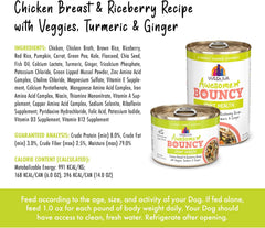 Weruva Awesome Bouncy Wet Dog Food, Chicken & Brown Rice with Veggies