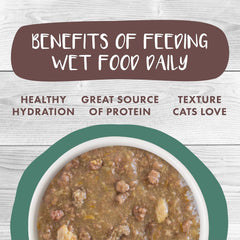 Weruva Classic Cat Stews!, Simmer Down with Turkey, Chicken & Salmon in Gravy (Pack of 12)