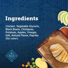 True Chews - Blue Buffalo True Chews Dog Treats, Made in the USA with Natural Ingredients, Chicken and Apple Sausage Recipe, 12-oz Bag