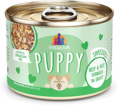 Weruva Puppy, Beef and Rice Formula in Gravy (Pack of 8)