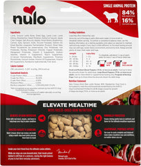 Nulo Freeze-Dried Raw Lamb Recipe with Raspberries Complete and Balanced Dry Dog Food Kibble
