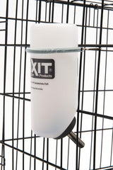 Lixit Wide Mouth Water Bottles for Large and Small Dogs (16oz Small Dog, White)