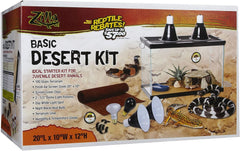 Zilla 01312 10-Gallon Basic Desert Kit, 10-Inch by 20-Inch by 12-Inch