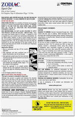 Zodiac Spot On Flea & Tick Control Puppies, Toys and Miniature Dogs 7-15 lbs 4 Pack