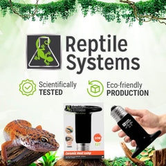 Ceramic Heat Emitter (Che)– Reptile, Amphibian, Mammal & Baby Chick: Heat Basking for Terrariums, Vivariums, Paludariums, Enclosures & Cages