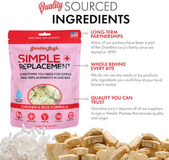Grandma Lucy’s® Simple Replacement Chicken & Rice Formula Cat & Dog Meal Replacement