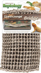 PENN-PLAX Reptology Lizard Lounger Bridge – 100% Natural Seagrass Fiber – Great for Bearded Dragons, Anoles, Geckos, and Other Reptiles – Extra-Extra Large