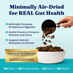 Solid Gold Air Dried Dog Food Toppers for Picky Eaters - Healthy Dog Treats Made with Real Chicken to Serve as Meal Topper or Dog Treat - Supports Muscle Growth, Immunity, and Healthy Digestion 1-lb