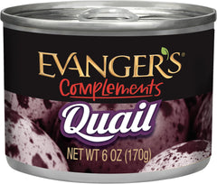 Evanger's Grain-Free Quail for Dogs & Cats 6 oz, 24 pk