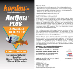 KORDON #33475 AmQuel Plus Water Treatment, 5-Gallon
