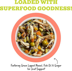 Weruva Awesome Bouncy Wet Dog Food, Chicken & Brown Rice with Veggies