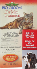 Bio-Groom® Ear Mite Treatment with Soothing Aloe Vera for Dog 1 Oz