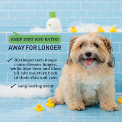 Veterinary Formula Smart Coat Complex Triple Strength Dirty Dog Concentrated Shampoo – DirtRepel Tech Cleans Extra Dirty and Smelly Dogs – Contains Shea Butter and Aloe Vera to Soothe