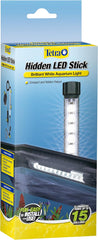 Tetra Hidden LED Stick 6 Inches, Brilliant White Aquarium Light for Tanks Up to 15 Gallons